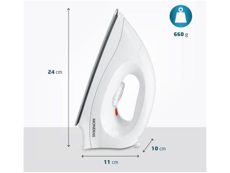 Imagem de Ferro de Passar Roupa a Seco Mondial FSN-55-B - Branco