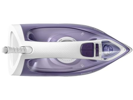 Imagem de Ferro de Passar Roupa a Vapor Philips Walita - Easyspeed Roxo e Branco