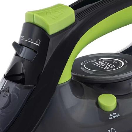 Imagem de Ferro De Passar Roupa BLACK+DECKER A Vapor 1200w FX2700 COM ANTIGOTEJAMENTO Auto Limpeza Vapor Extra