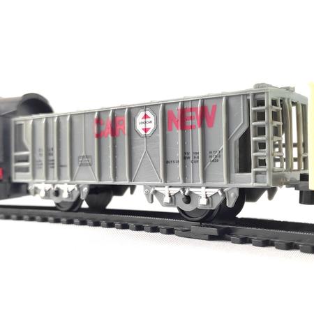 Kit Trem Vagões E Trilhos Para Brincar Divertido - DM Toys - Trem de  Brinquedo - Magazine Luiza