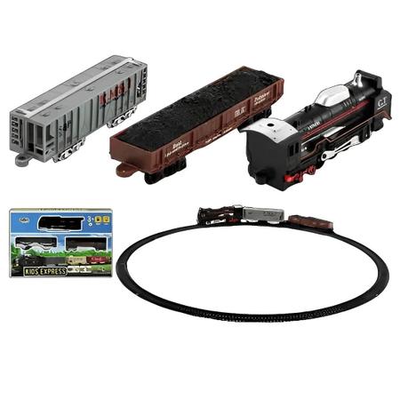 Trem Expresso Brinquedo Criança Ferrorama 13 Peças Oferta