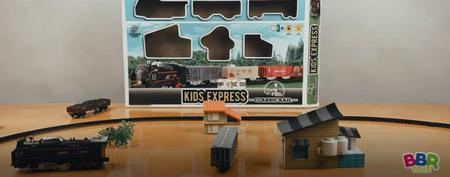 Ferrorama Trem Eletrico Kids Express c/ Luz Pista Brinquedo