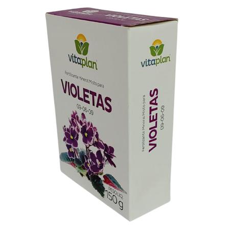 Imagem de Fertilizante Adubo Para Violetas 09-06-09 Vitaplan 150g