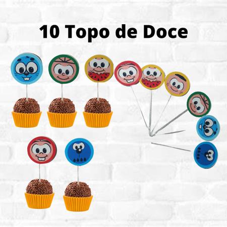 Topo musical para cupcake, 8 peças, com tema musical de happy