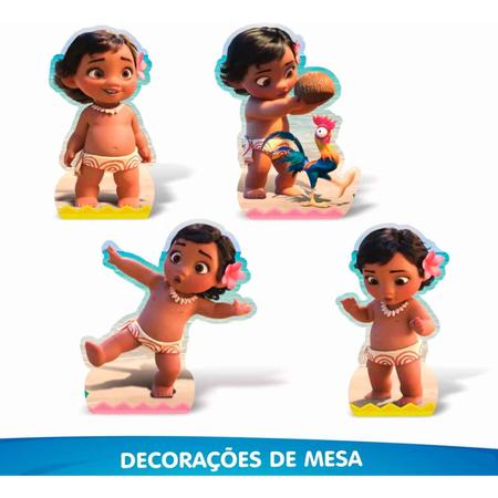 Moana baby shark azul - festa decoração - BOLA DE NEVE - Kit Decoração de  Festa - Magazine Luiza