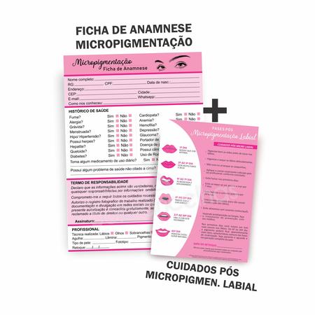 Anamnese Micro + Cuidados Lábios e Sobrancelhas + Completa - SDS