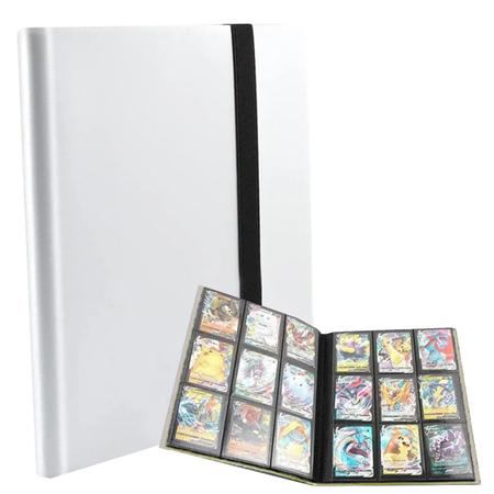 Imagem de Fichário Álbum Grande  Completo para cartas Pokemon - Cabem 360 cartas- Pasta Porta Cartas