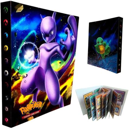 Imagem de Fichário Album Pasta Mewtwo Comporta até 240 Cartas Pokemon