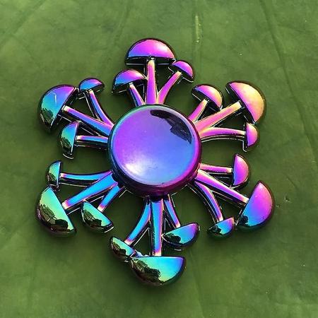 Imagem de Fidget Spinner Wokex Anti Stress Metal Rainbow Color Q32