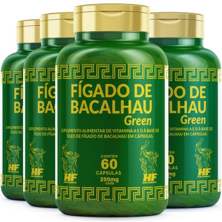 Imagem de Figado bacalhau green hf suplements 250MG 4X60CAPS