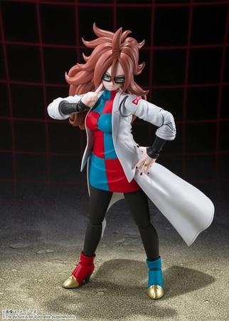 Figura Android 21 Lab Coat - Dragon Ball Fighter Z - S H Figuarts - Bandai  - Colecionáveis - Magazine Luiza