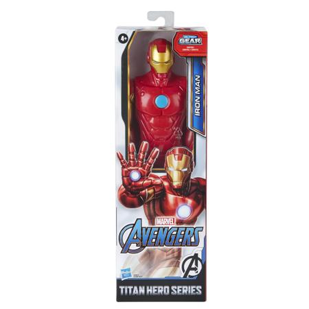 Imagem de Figura Articulada - Homem de Ferro - Titan Hero - Vingadores - Marvel - Hasbro