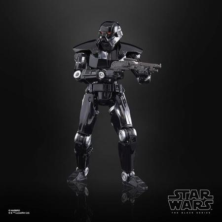 Imagem de Figura Articulada Star Wars Dark Trooper - Edição The Black Series - The Mandalorian - Hasbro - F4066