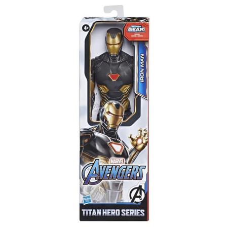 Imagem de Figura Articulada - Titan Heroes - Disney - Marvel - Avengers - Iron Man Black Suit - Hasbro
