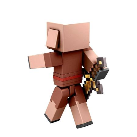 Figura Básica Minecraft - Caves and Cliffs - Piglin - Mattel -  superlegalbrinquedos