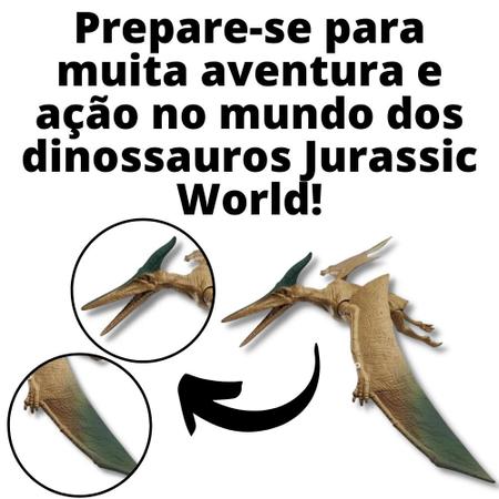 Dinossauro Jurassic Mattel Pteranodon Dominion + Jogo Cartas