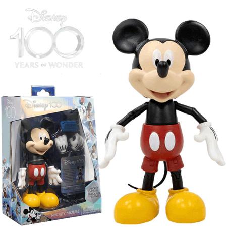 Imagem de Figura Disney 100 Anos Mickey Mouse Articulado com Acessório