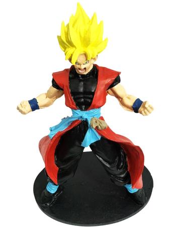 Boneco de Resina Goku Super Sayajin Desenho Dragon Ball em