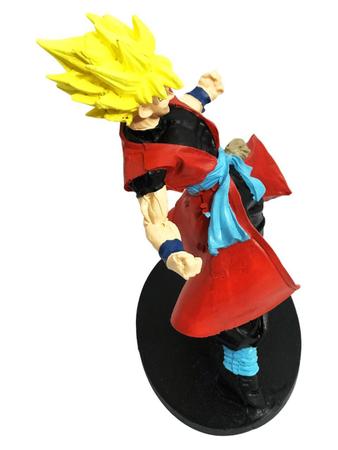 Boneco de Resina Goku Super Sayajin Desenho Dragon Ball em