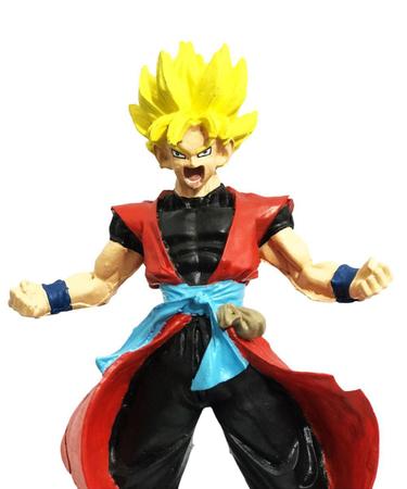 Boneco Goku Black Dragon Ball Figura de Ação 20cm Resina em