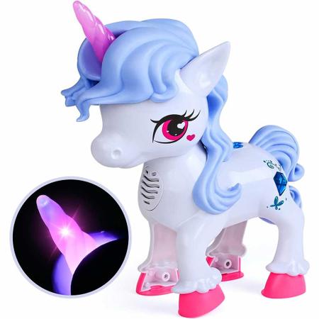 Imagem de Figura Interativa - Baby Unicórnio Love - Branco - DM Toys