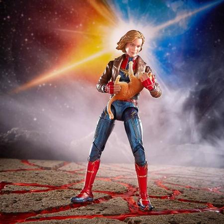 Imagem de Figura Legends Series Build Filme Capitã Marvel e Goose 16 cm Articulada Hasbro