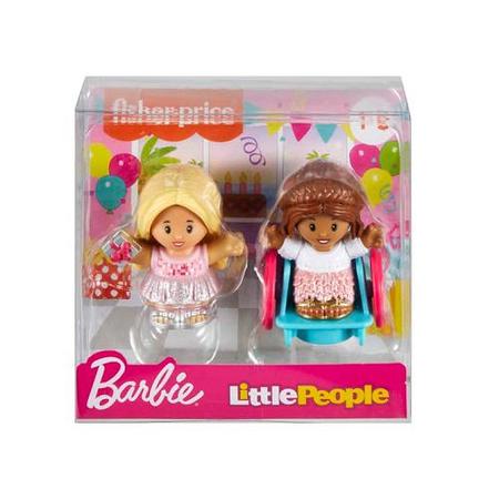 Little People Barbie 2 Bonecas com Pijama e Gatinho - Ri Happy