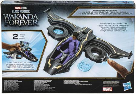 Imagem de Figura Marvel Studios' Black Panther Wakanda Forever Vibranium Blast Sunbird 15 cm - F3349 - Hasbro