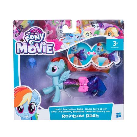 8cm 1pcs Filme Azul My Little Pony Figures Brinquedos