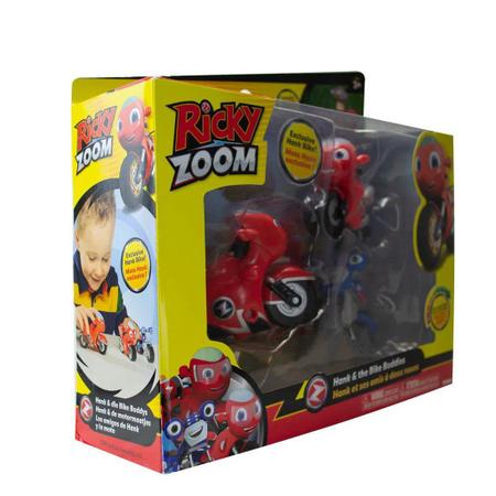 Ricky Zoom Hank & The Bike Buddies Motorcycle Toys (Set of 3