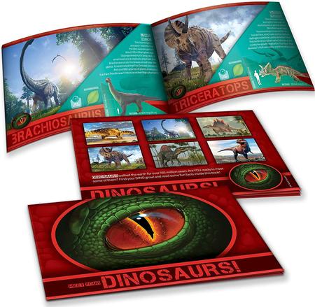 Kit 18 Dinossauros Educativos Brinquedo Realista Joyin de Plástico