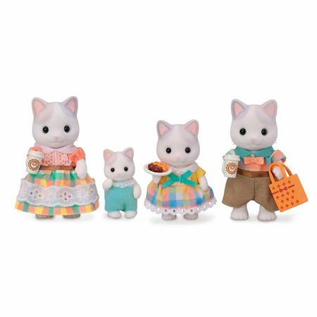 Imagem de Figuras - Sylvanian Families - Família Gatos de Leite - Epoch Magia