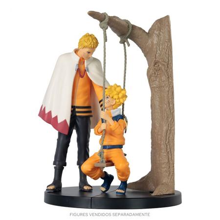  Banpresto - Naruto 20th Anniversary - Uzumaki Naruto Hokage  Statue : Toys & Games