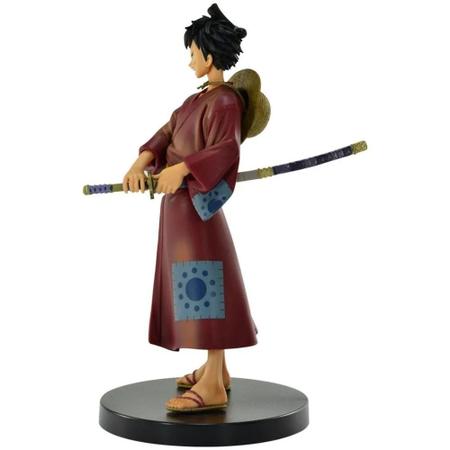 Imagem de Figure One Piece DXF The Grandline Men Wanokuni Vol 1 Monkey D Luffy 