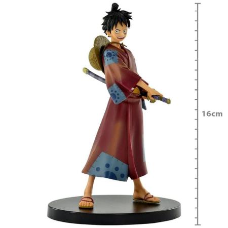 Imagem de Figure One Piece DXF The Grandline Men Wanokuni Vol 1 Monkey D Luffy 