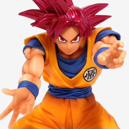 Boneco Dragon Ball Super Goku Super Sayajin God - Bandai - Bandai Banpresto  - Colecionáveis - Magazine Luiza