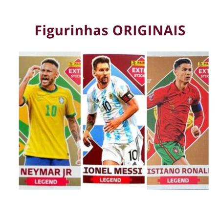 Kit 2 Figurinhas Neymar Legend Copa 2022 Simil