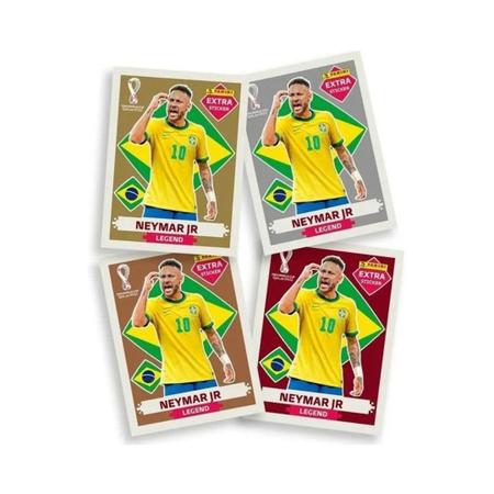 Figurinha Neymar Bronze Original Extra Sticker, Comprar Moda Infantil