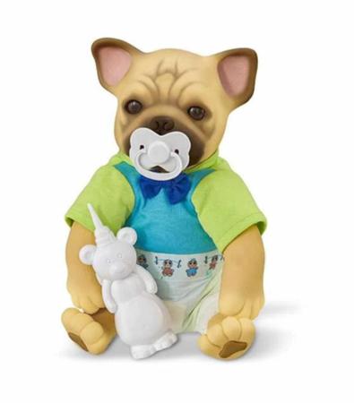 BRINQUEDO BONECO BEBÊ REBORN PET FILHOTINHOS COM ACESSÓRIOS 5840 ROMA -  Loja de Brinquedos, Móveis Infantil e Linha Baby.