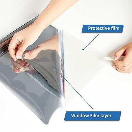 Imagem de Filme de janela One Way Privacy, material PET, proteção UV