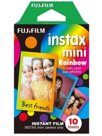 Imagem de Filme Instantâneo FujiFilm Instax Mini Rainbow 10 Fotos Colorido