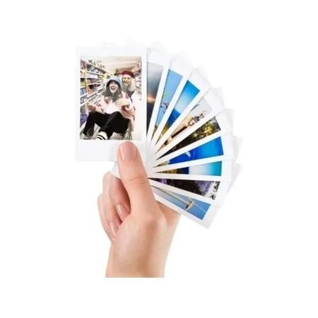 Imagem de Filme Instantâneo para Câmeras Fuji Film Instax Mini Kit com 40 Fotos 54x86 mm Fundo Branco