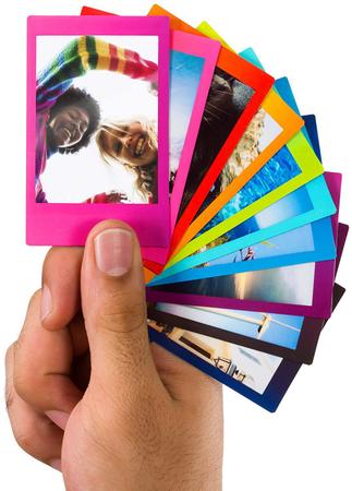 Imagem de Filme Papel Fotográfico Polaroid Fujifilm Instax Mini Rainbow 30 Fotos 54x86mm P/ Câmera Instax Mini 7, 8, 9, 11, LiPlay