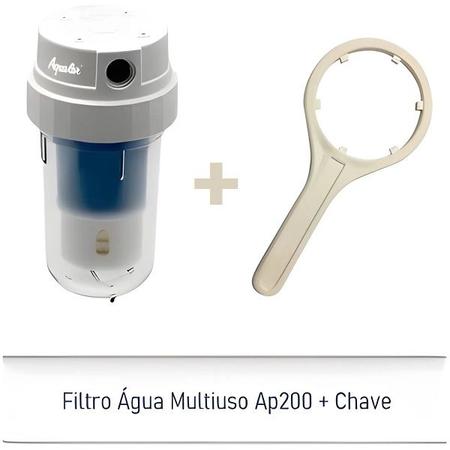 Imagem de Filtro Agua Multiuso AP200 + Chave Filtro Aqualar 3M