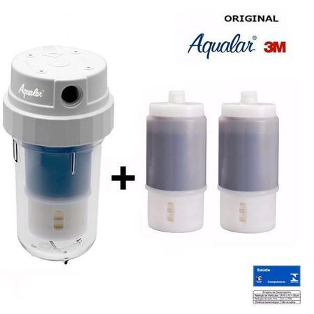 Imagem de Filtro Agua Multiuso AP200 Transparente Aqualar 3M + 2 Refil EXTRA