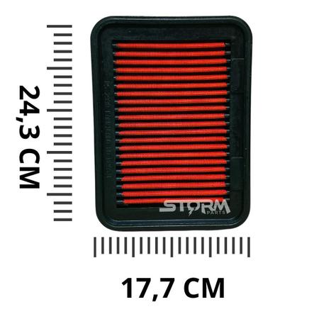 Filtro Ar Esportivo Toyota Rav4 2.5 16v Ano 2013 A 2015 Suv - Rs Filter Imagem de Filtro Ar Esportivo Toyota Rav4 2.5 16v Ano 2013 A 2015 Suv