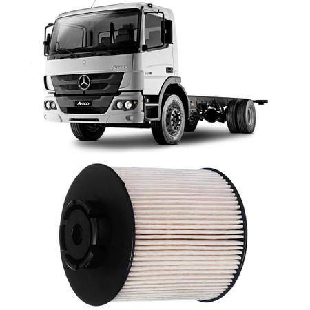 Imagem de Filtro Combustivel Mercedes-Benz Atego OM904LA 2005 a 2012 Tecfil PEC3022