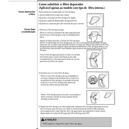 Imagem de Filtro de água aparelho refrigerador lg - adq73693903