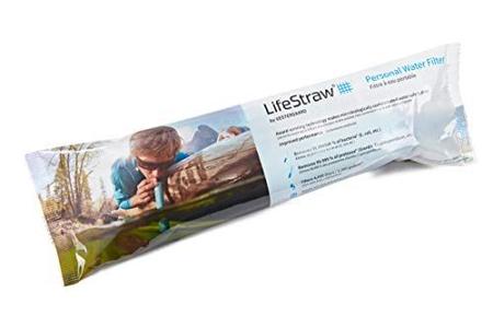 Imagem de Filtro de água pessoal LifeStraw para caminhadas,