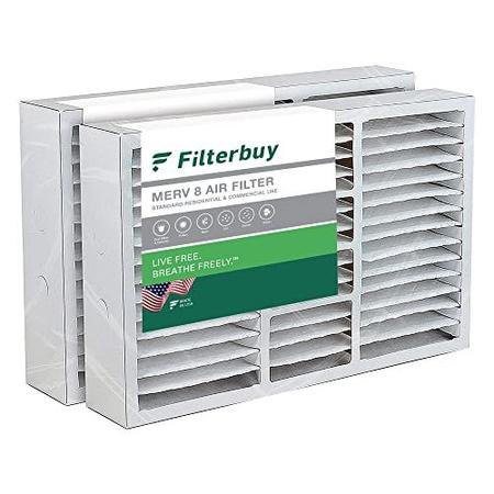 Imagem de Filtro de filtro 16x26x5 Filtro de ar MERV 8 Defesa de Poeira (2-Pack), Reposição de filtros de ar HVAC AC Plissados substituição para Eletro-ar F825-0548 (Tamanho real: 16,00 x 25,75 x 4,88 Polegadas)